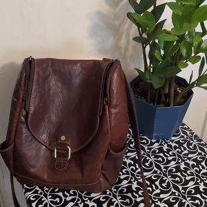 Genuine Leather Backpack